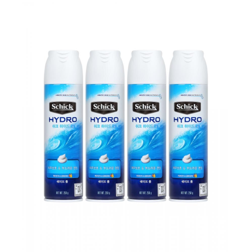 Schick Hydro Shave Foam 250g 4 Pack NONE