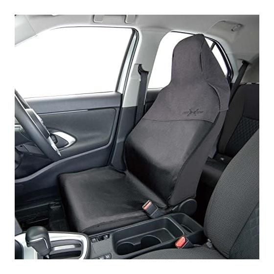 BONFORM Polyester Passenger Car Seat Cover Cross Gear Waterproof/Washable Front Seat 1 Piece Gray 4087-10GY