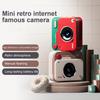 Mini digitální fotoaparát s 1,77palcovým IPS displejem 1080P Retro CCD fotoaparát s poutkem Nahrávání videa Pořizování fotografií Děti Dospělí Palcový fotoaparát Hračka