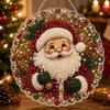 Christmas Ornaments DIY Pearl Art Kits for Adults, Hanging Diamond Art Christmas Ornaments Set with Pearls , Christmas Decor