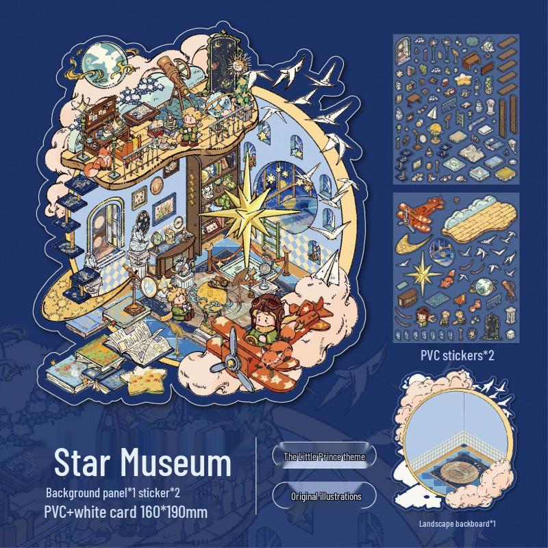 Mr. Paper Fairy Tale Book Series Flat Stickers - DIY Student Fun Pack