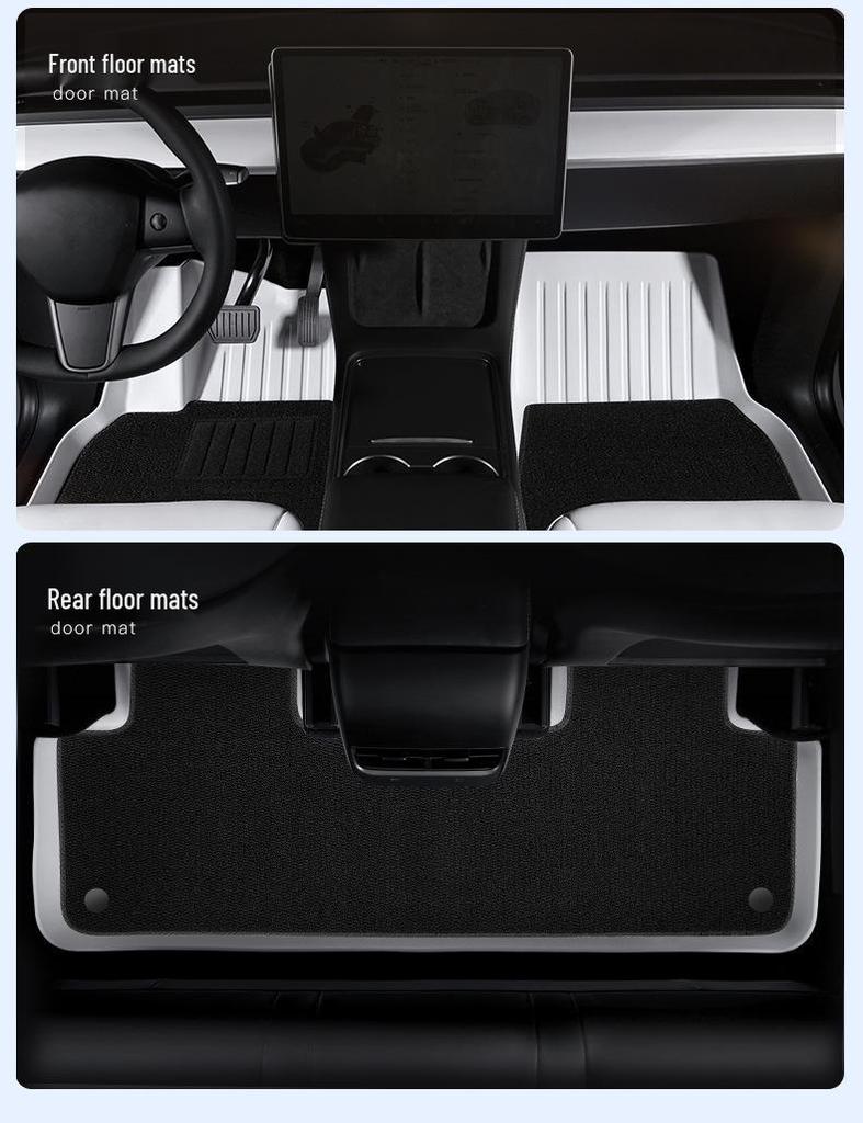 Full Coverage TPE Floor Mats for Tesla Model 3/Y