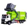 1:40 City Garbage Truck Model Simulation Diecast Water Tanker Sanitation Vehicle Sound and Light Toys for Children Gift