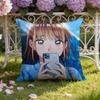 Anime B-Blue B-Box Cushion Cover Home & Car Dual-Scene Pillow Cover: Reversible for Premium Comfort