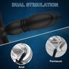 Analvibrator, stoßendes Prostata-Massagegerät, Vibrationen, stoßendes Spielzeug für männliche Masturbation, tragbarer Silikon-Anal-Butt-Plug