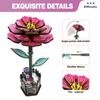 Wacocetoy Cross-Border Peony Flower Puzzle 3D Wooden Toy Two-In-One Set Diy Coloring And Decompression Puzzle