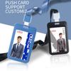 Business Card Lanyard Card Holder Vertical Card Cover Horizontal Card Protector Simple Card Case