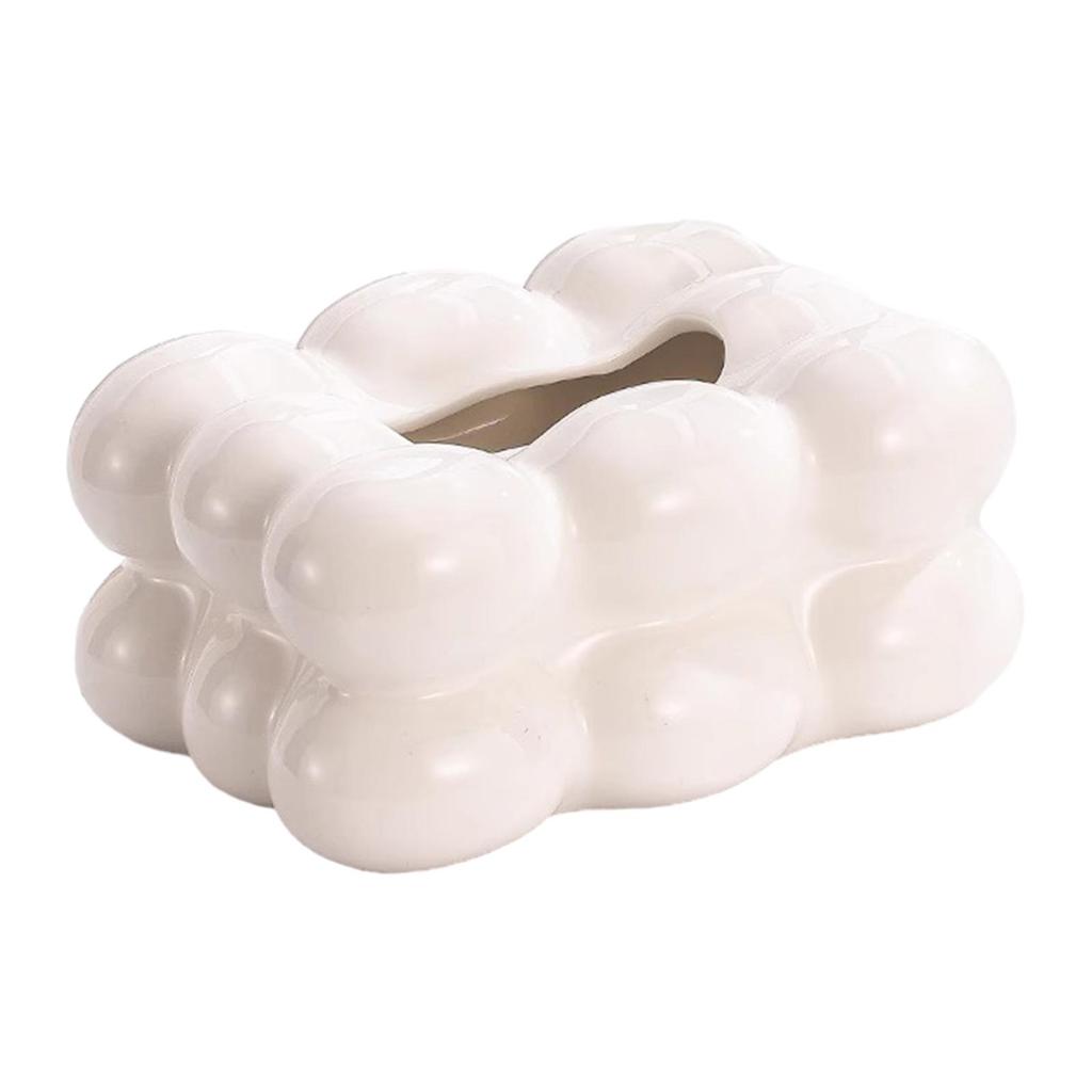 Candy Floss Tissue Box Cover Facial Holder Creative Tabletop Dispenser for Household