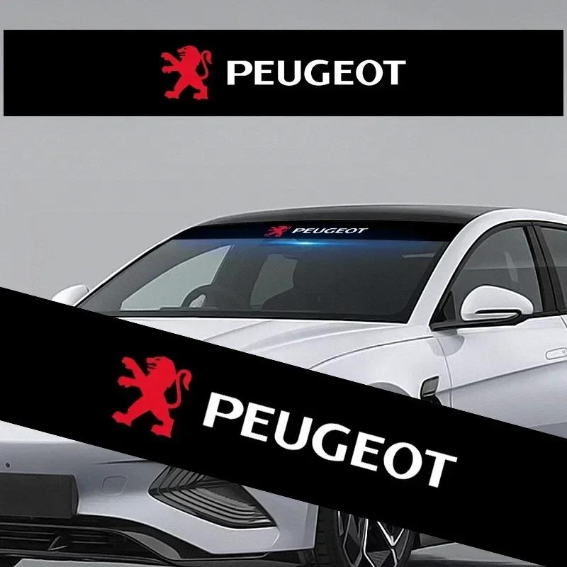 Auto Frontscheiben Aufkleber Vorne und Hinten Dekorative Aufkleber Sticker Für Peugeot 408 4008 308 3008 Rifter 5008 508 2008 208