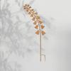 Crafts Metal Decorative Rusty Stake Antique Design Plant Shaped Garden Pile Art Ground Stake Home