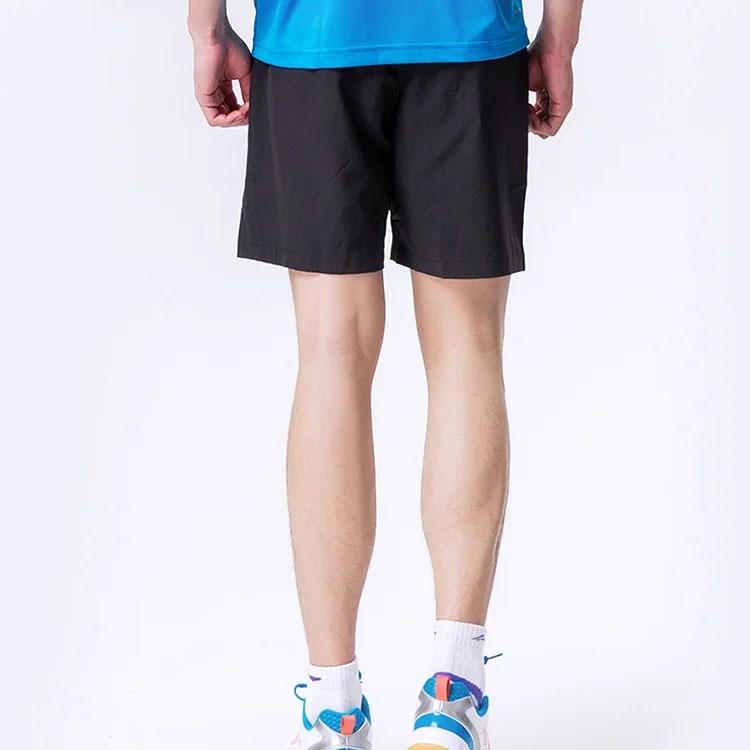 Li-Ning Solid Color Breathable Training Sports Short Sleeve T-Shirt And Shorts Set Men sets Black AHST347-1+AKSS437-1