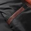 Leather Jacket Men's Slim Zip PU Jacket Fall Men's Leather Jacket