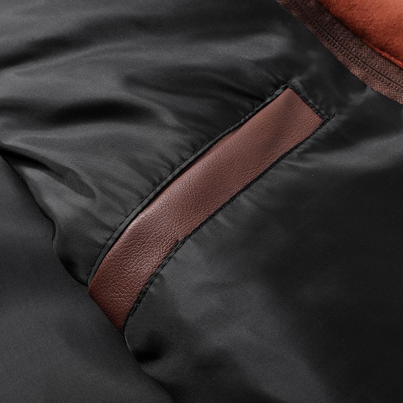 Leather Jacket Men's Slim Zip PU Jacket Fall Men's Leather Jacket
