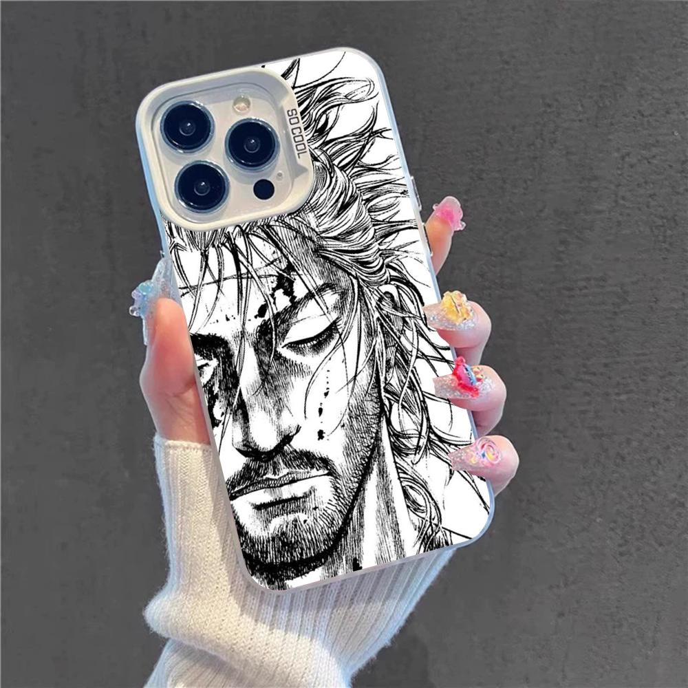 

Чехол для телефона Манга Vagabond Для IPhone 16 15 14 13 12 11 Pro Max X XR XSMAX 8 7 Plus Матовый Ударопрочный Задний Чехол iPhone 16 pro