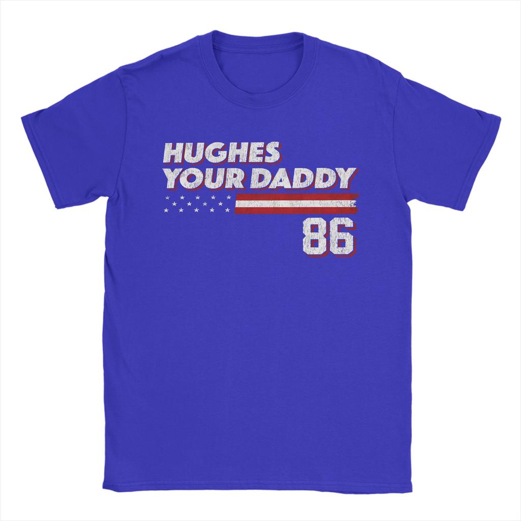 Graphic Printing Jack Hughes Hughes your Daddy T Shirt For Unisex  100 Cotton Tshirts Short Sleeve Clothing