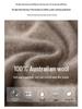 Men’s Pure Wool V-neck Pullover - Casual Loose Knitwear for Autumn/Winter