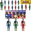 Red Green And Blue Kishiryu Sentai Ryusoulger Jumpsuit For Kids' Cosplay