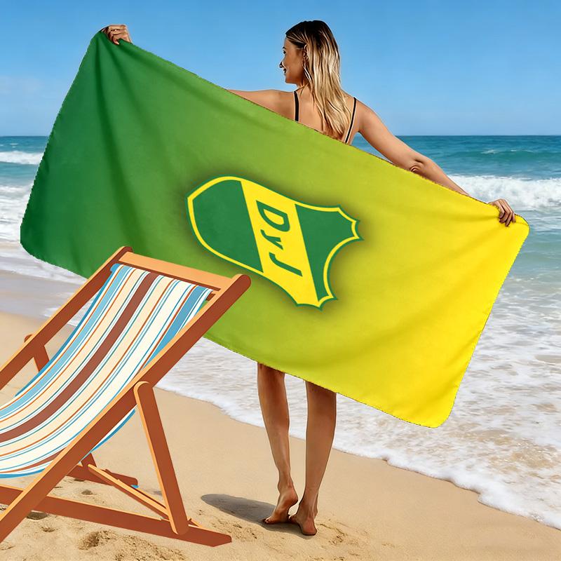 Defensa y Justicia Print Beach Towel, Large Soft Quick Dry Towel for Beach Camping Swimming