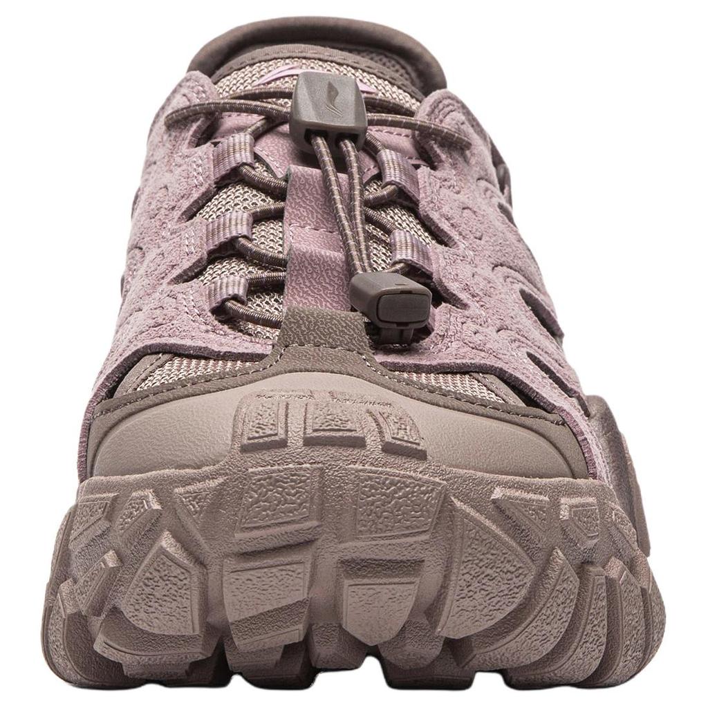 Li Ning Sand Dune Synthetic Leather, Textile Breathable River Trekking Shoes Women's Rose Umber AGUW028-4