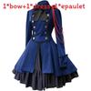 Medieval Renaissance Gothic Dress With Ruffled Collar For Cosplay And Fantasy Role Play