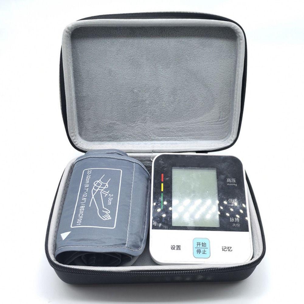Shockproof Blood Pressure Monitor Storage Bag Portable Waterproof Sphygmomanometer Protective Case Tear-resistant Large Capacity