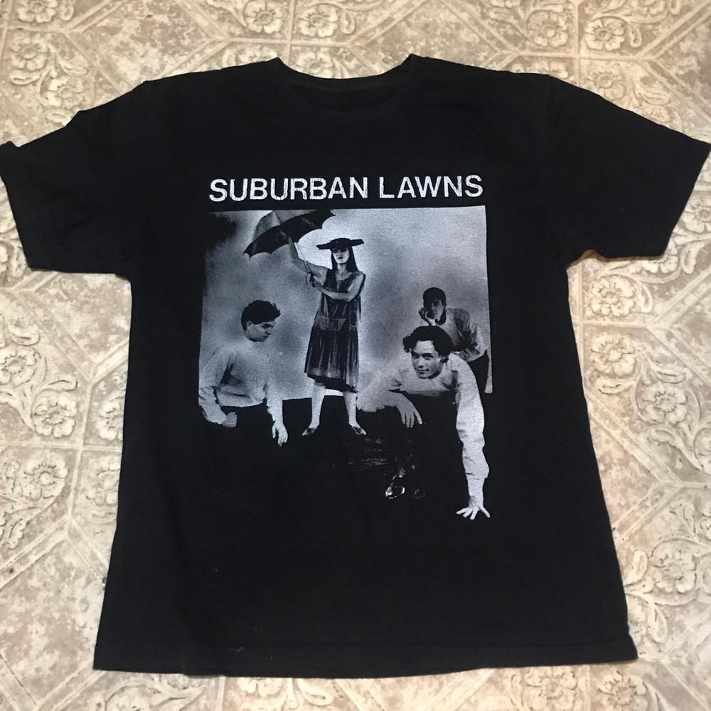 VTG 90s Suburban Lawns Band Short Sleeve Black All Size S-5XL T-Shirt HH18 Unisex T-Shirt XXXL