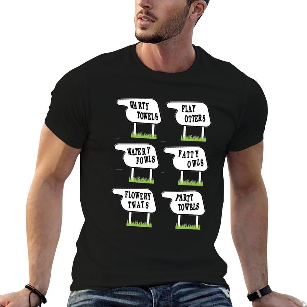 FAWLTY TOWERS T-Shirt man t shirt designer g man t shirts for men man t shirt summer T-shirt