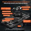 Dla Xiaomi Redmi Note 14 4G (164,84 mm) Magnetyczne etui obrotowa podpórka TPU+PC pokrowiec na telefon