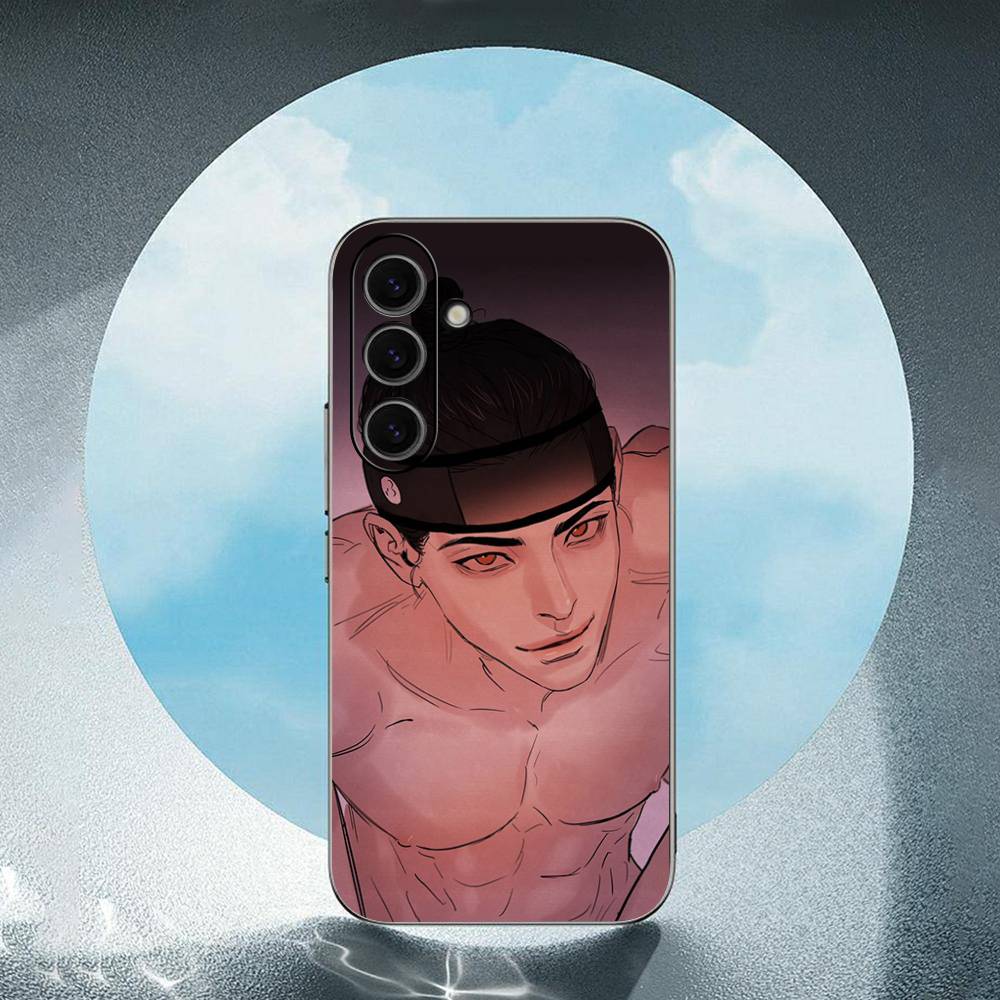 B-BJ A-Alex For Samsung Galaxy S25 S24 S23 Ultra S22 S21 Plus S20 Black Soft Silicone Protective Case