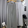 C S In The Room hiChu Stripe Span bandIng bootCut pantS blaCk Label 2Color