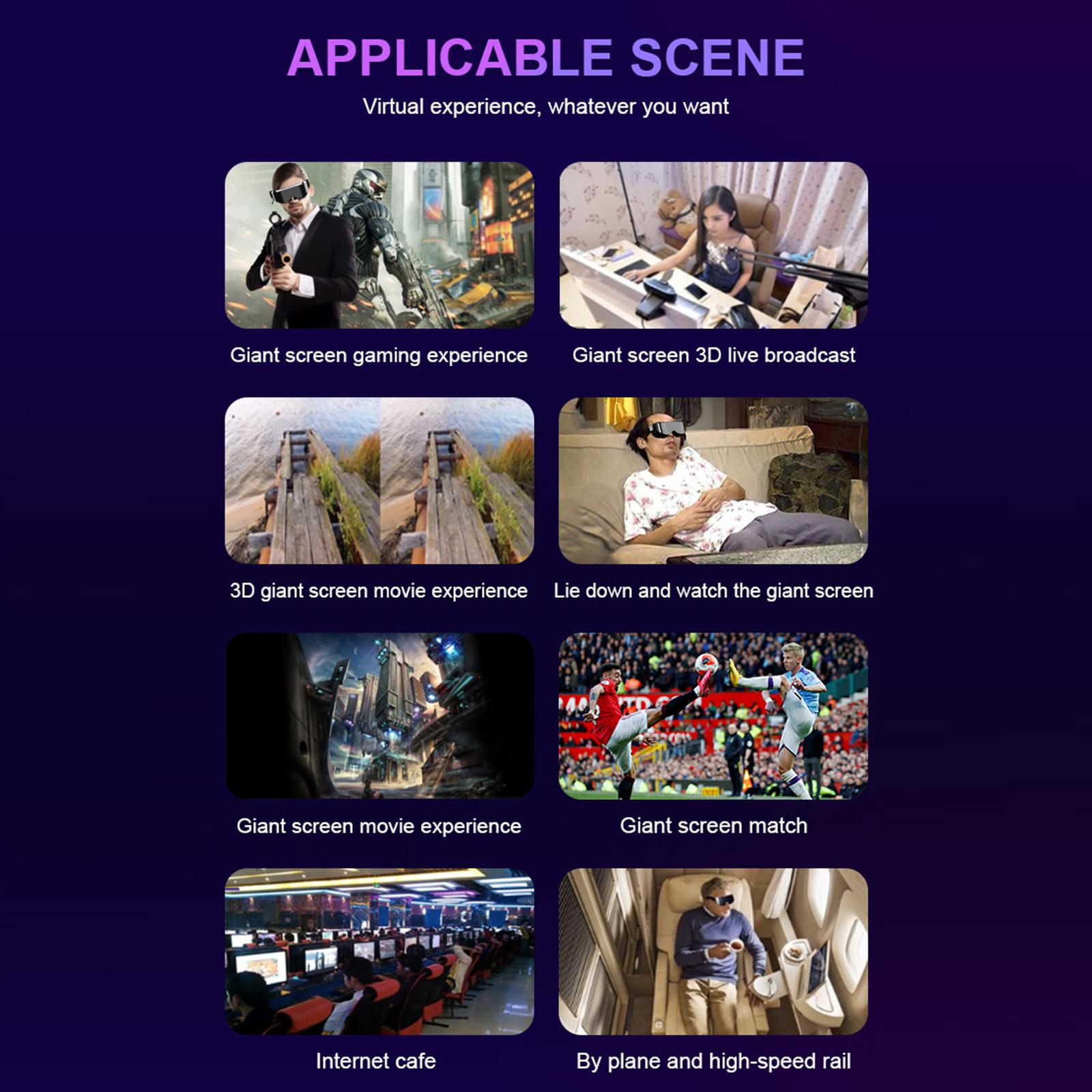 Buy E812 Portable Video Glasses 3D Head Mounted Display