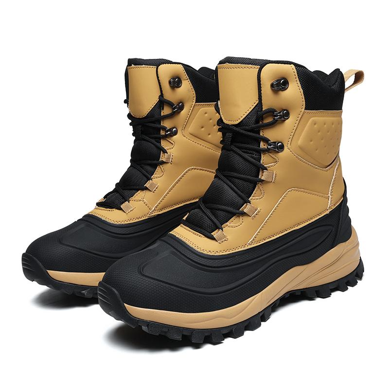 39-48 Winter Herren Übergröße Winter Plus Samt Verdickung Warme Schnee Baumwollschuhe Schneestiefel