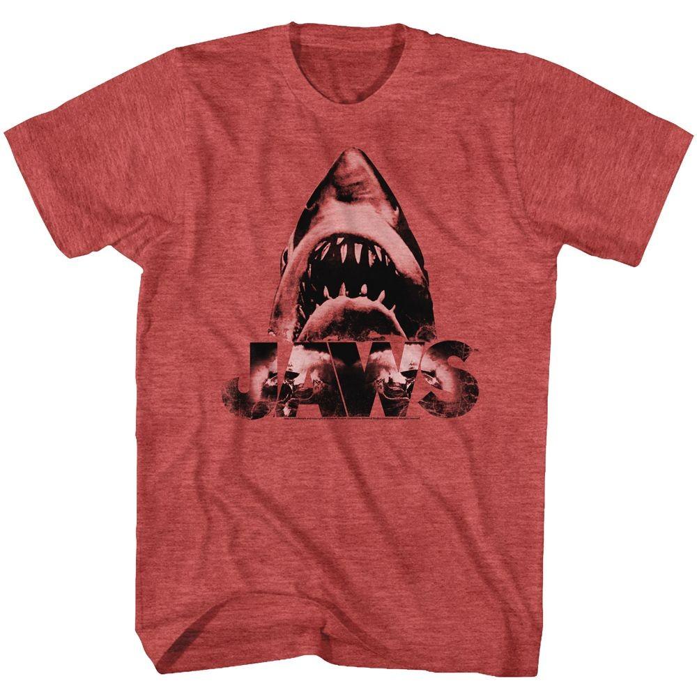 

Jaws - Burnt Jaws - Short Sleeve - Heather - Adult - T-Shirt 4XL