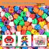 Cross-Border Micro Building Block Toy Set for Students, Small Particle Loose Parts