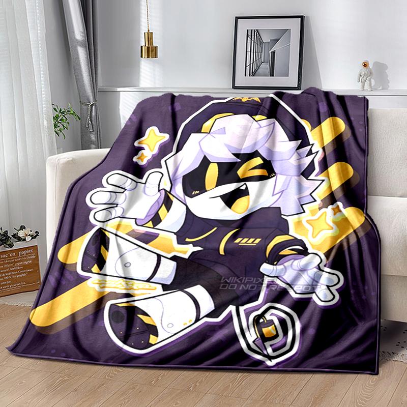1pc Blanket Murder Drones Print Design, Lightweight Blanket for Sofa, Bed- Soft &Warm, Gift for All Seasons Like Christmas, Halloween