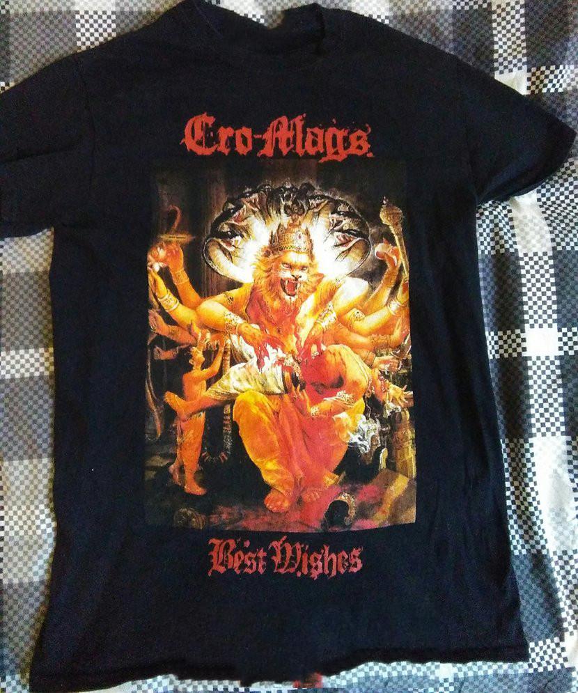 

CROMAGS BAnd TShirt Black Cotton Short Sleeve Unisex Tee S234Xl T389 Unisex T-Shirt S