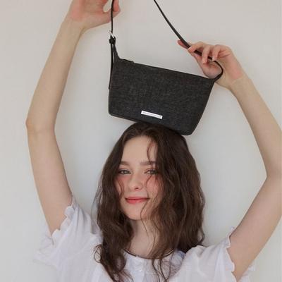 Simple Denim Shoulder Bag Ar7ab423