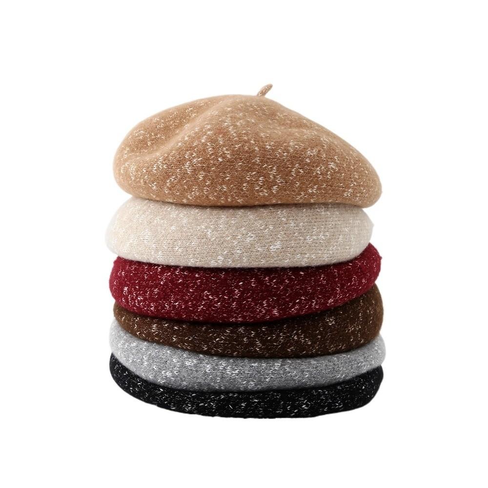 Wool Painter Caps Knitted Artist Hat Elegant Women Berets  Girls