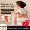 Masseur Électrique pour le Cou et le Dos Sans Fil Coussin de Massage Malaxant pour le Cou et les Épaules Châle de Massage Relaxant pour les Muscles du Cou et du Dos