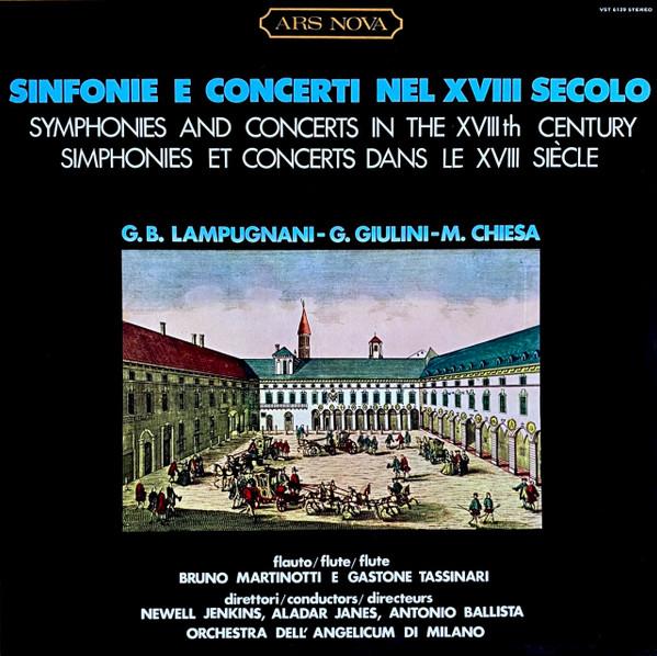 

LP Record GIOVANNI BATTISTA LAMPUGNANI GIOR Sinfonie E Concerti Nel XVIII Secol VST6129 Ars Nova 1979 Germany Classical Used