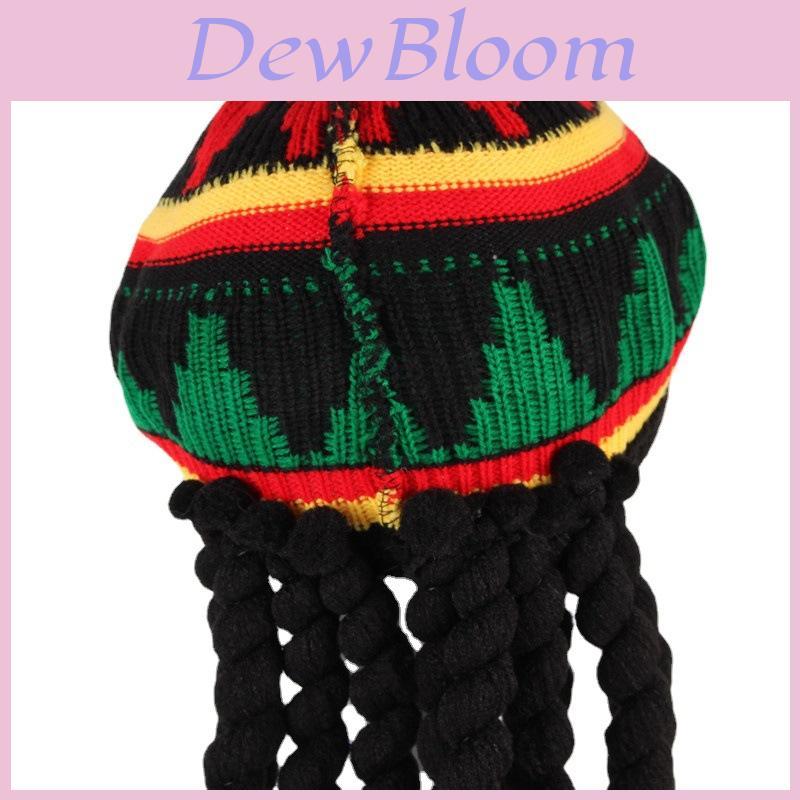 Creative Jamaican Beanie Hat With Breathable Spandex For Womens Halloween Party Accessory