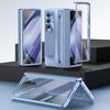 RENGZ støtsikkert hengselbeskyttelsesveske for Samsung Galaxy Z Fold 6 5 4 med pennestativ Fold5 Beskyttende filmdeksel i herdet glass