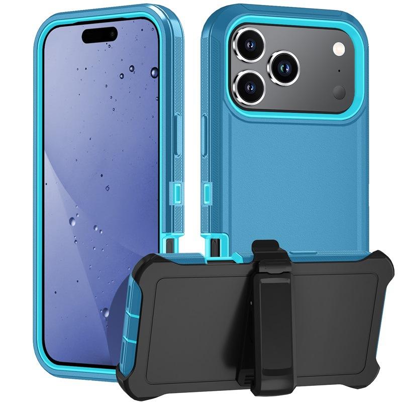 Shockproof Hybrid Case for iPhone 17/17 Air/17 Pro/17 Pro Max - Rotatable Kickstand & MagSafe | Anti-Slip TPU+PC Protection