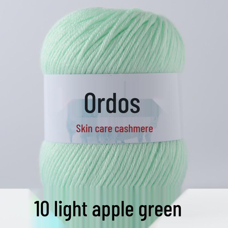 Genuine Baby Cashmere Yarn: Hand-Knitted Scarf for Infants & Toddlers, Medium Thick Milk Cotton for Crochet.