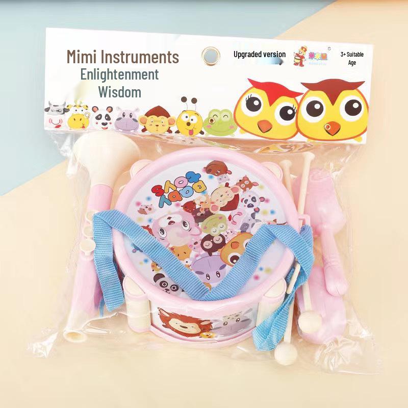 Детский ручной барабан - Игрушка-перкуссия для малышей