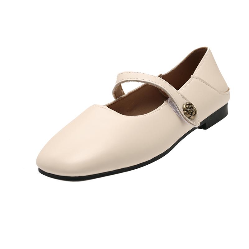 2025 New Spring Women Mary Jane Shoes Casual and Comfortable Street Style Soft Sole Female Dress Flats Shoes