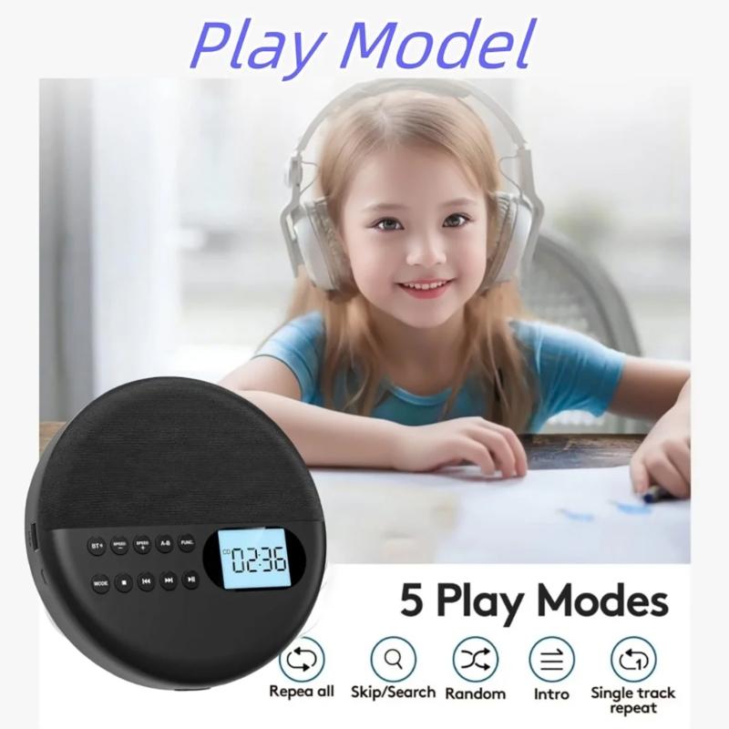 Compact Speaker with Music Playback Mini Music Player Speaker English Learning for Prenatal Education & English Study