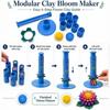 9 Формирующих рукавов Модульный Создатель Цветов из Глины DIY Инструмент для Изготовления Цветов из Глины Для Полимерной и Моделирующей Глины Ручная Работа Цветок