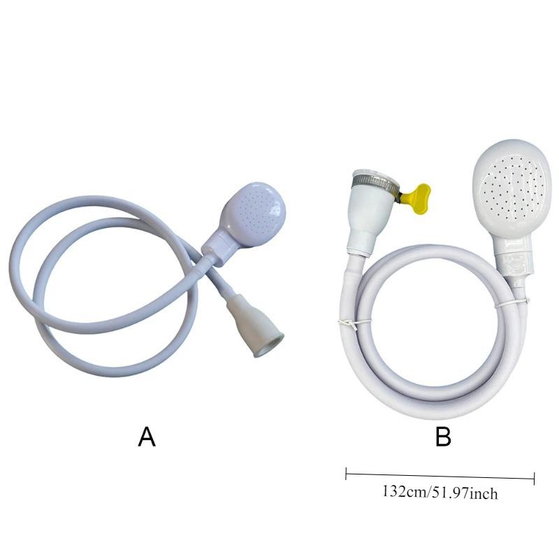 Prosta głowica prysznicowa dla zwierząt Plastikowa dysza prysznicowa z szybkozłączką dla psów kotów Domowe narzędzie do kąpieli, Łatwe czyszczenie Szybka instalacja
