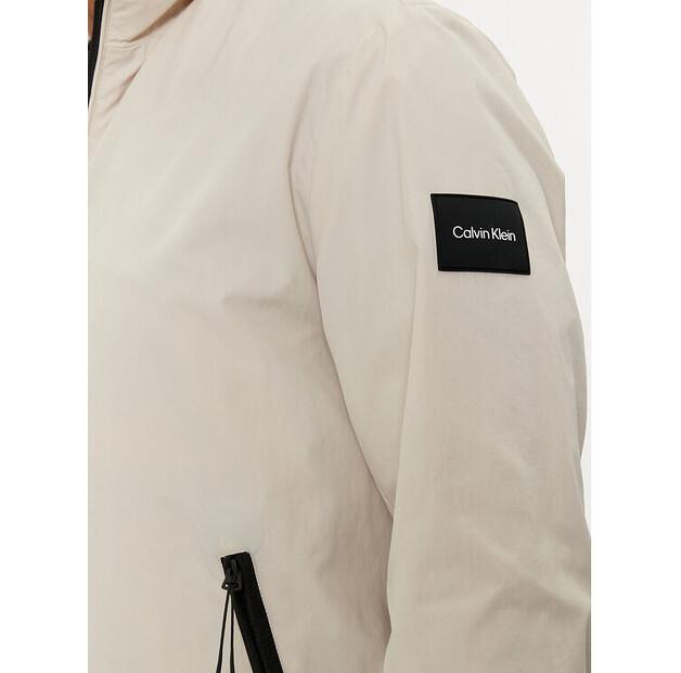 Calvin Klein K10K111441 Beige Mid-season Jacket, Standard Fit